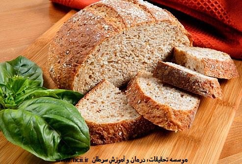 نان، ذرت صبحانه، و غلات مختلف
